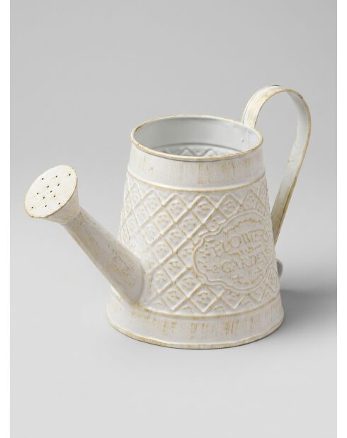 Arrosoir Tino blanc - H. 16cm