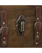 Set mit 6 braunen Bruce-Flaschenhaltern