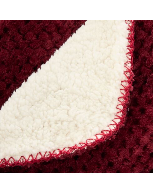 Plaid Lyno rosso granato - 130x170cm