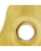Vase en verre donut vert - H. 25cm