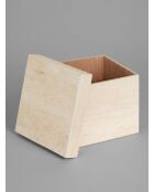 Lot de 3 Malle carre Tineo beige