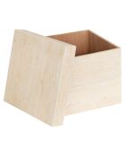 Lot de 3 Malle carre Tineo beige