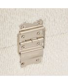 Lot de 3 Malle bouclette Carlie blanc