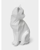 Décoration Chat blanc - H. 20cm