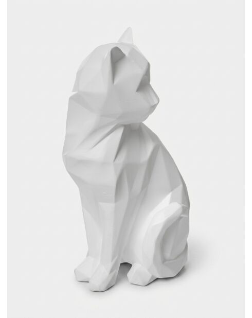 Décoration Chat blanc - H. 20cm