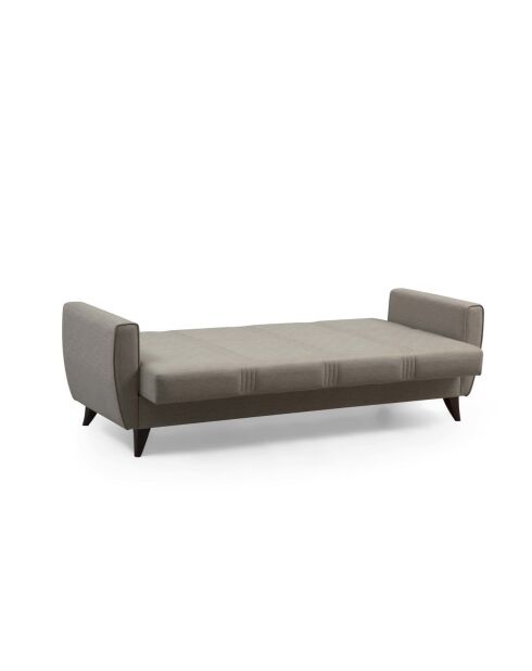 Canapé-lit 3 places Zaden beige - 207x86x77 cm