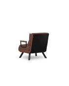 Divano letto singolo Sando 1 posto marrone chiaro - 60x175 cm