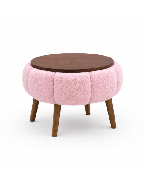 Tavolino Papatya rosa - 45x44 cm