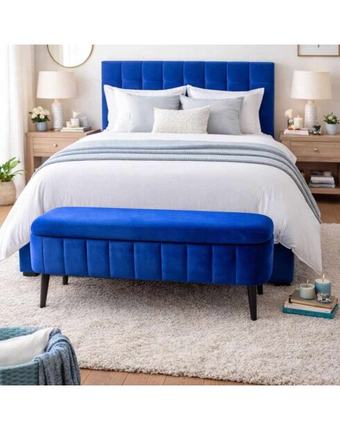 Pouffe Oslo Babyface sax blue - 90x46x35 cm