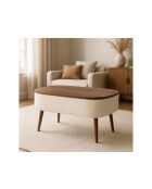 Tavolino Noya bianco - 90x43x60 cm