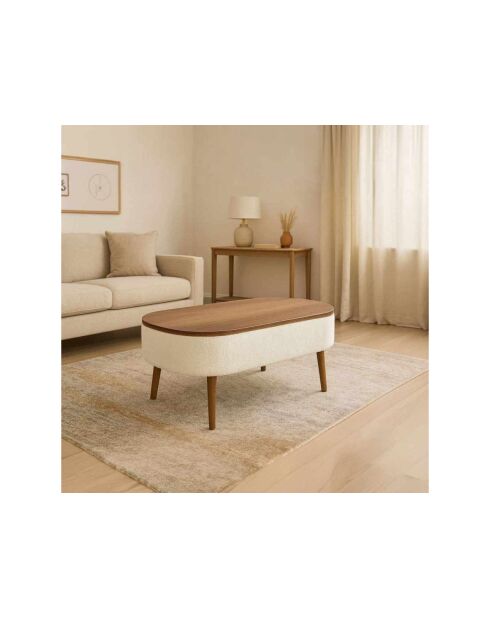 Tavolino Noya bianco - 90x43x60 cm