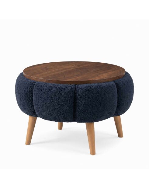 Table d'appoint Papatya anthracite - 45x44 cm