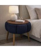 Table d'appoint Papatya anthracite - 45x44 cm