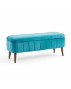 Pouffe Oslo Babyface turquoise - 90x46x35 cm