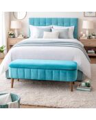 Pouffe Oslo Babyface turquoise - 90x46x35 cm