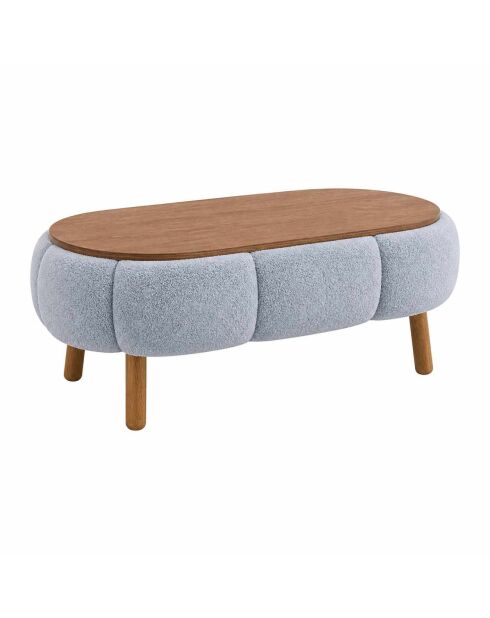 Grijze salontafel Papatya - 98x45x68 cm