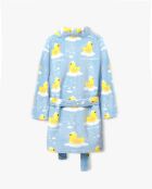 Peignoir chaud à manches longues Sweet Duckling bleu