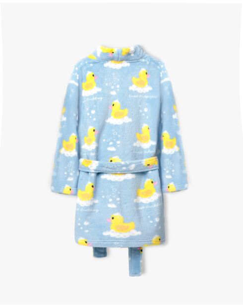Peignoir chaud à manches longues Sweet Duckling bleu