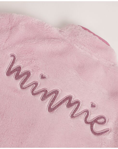 Peignoir chaud à manches longues Minnie Chic rose