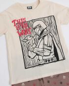 Pyjama à manches courtes Star wars écru