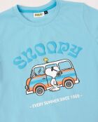 Pyjama à manches courtes Snoopy Van bleu