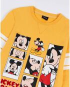 Pyjama à manches longues Mickey Poses moutarde
