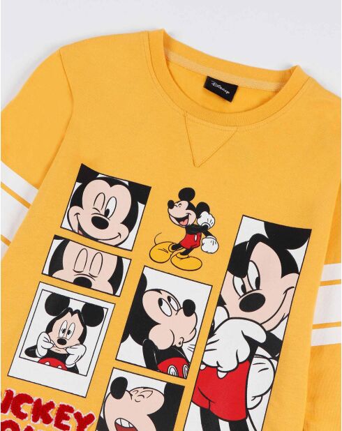 Pyjama à manches longues Mickey Poses moutarde