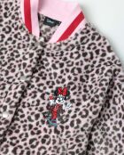 Peignoir chaud à manches longues Minnie Mouse léopard