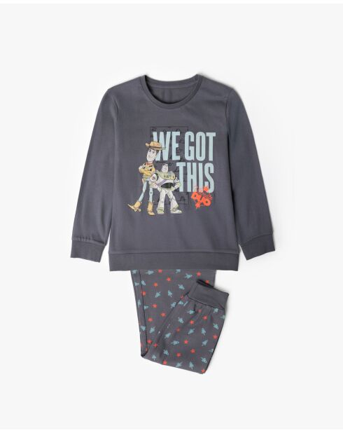 Langarm-Pyjama von Toy Story, Anthrazitgrau