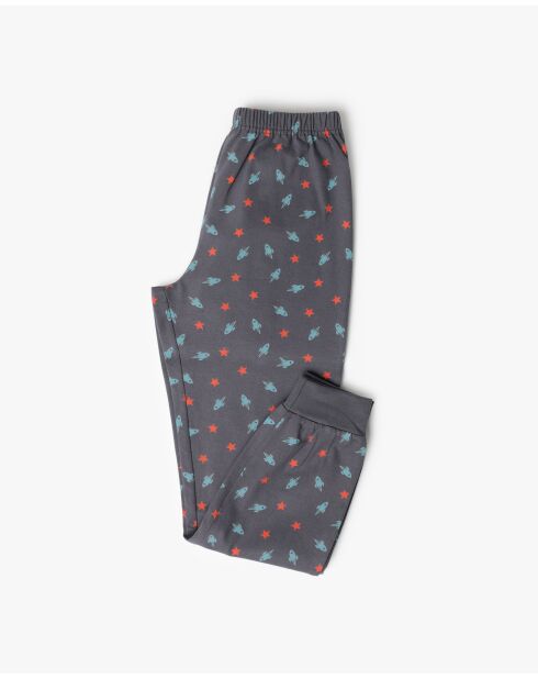 Langarm-Pyjama von Toy Story, Anthrazitgrau