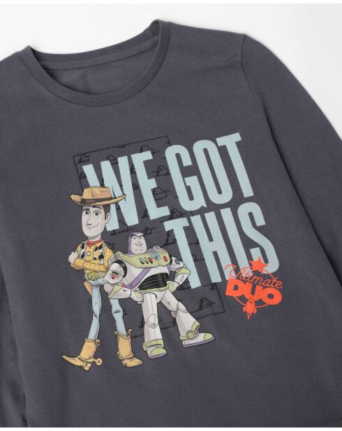 Langarm-Pyjama von Toy Story, Anthrazitgrau