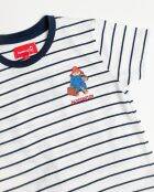 CLASSIC marineblauwe pyjama met korte mouwen