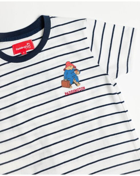 CLASSIC marineblauwe pyjama met korte mouwen