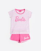 Pyjama Barbie Surf Girl à manches courtes rose