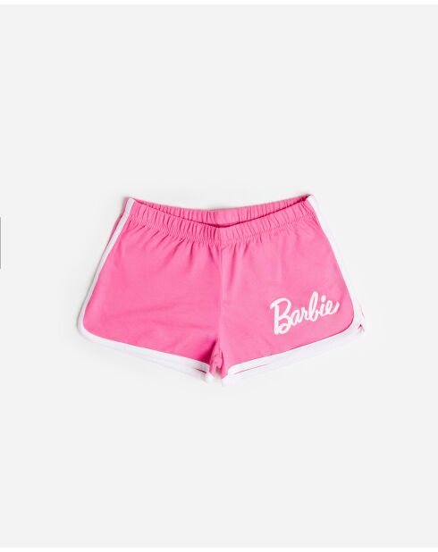 Pyjama Barbie Surf Girl à manches courtes rose