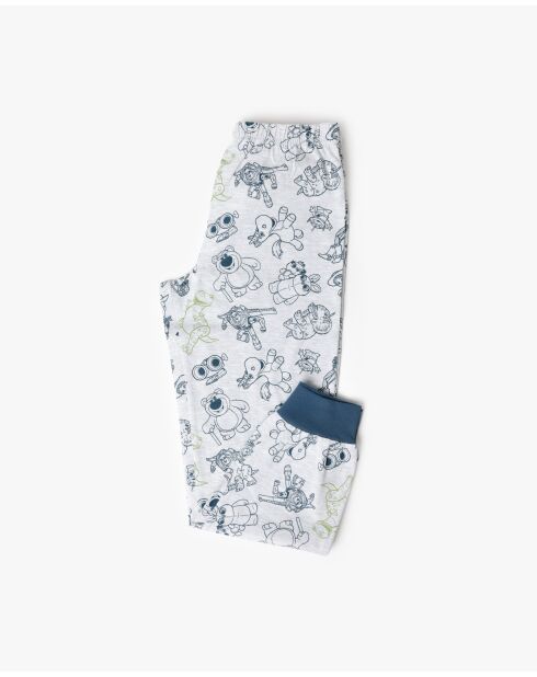 Pigiama a maniche lunghe Toy Story Heather Grey