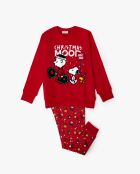 HoHo Mood roter Langarm-Pyjama