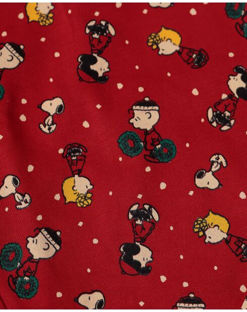 HoHo Mood roter Langarm-Pyjama