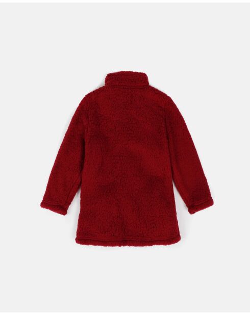 Accappatoio caldo a maniche lunghe Mickey Sport bordeaux