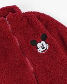 Accappatoio caldo a maniche lunghe Mickey Sport bordeaux