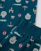 Langärmliger Pyjama mit Star Wars-Ozeanraumschiff-Muster