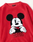 Mickey roter warmer Langarm-Pyjama