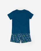 Toy Story To The Rescue Kurzarm-Pyjama, blau