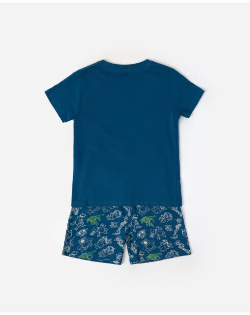 Toy Story To The Rescue Kurzarm-Pyjama, blau