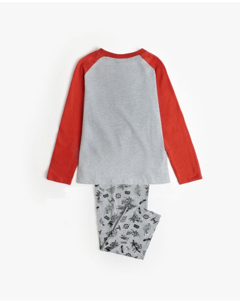 Star Wars-Pyjama mit langen Ärmeln, grau meliert, grau