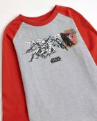 Star Wars-Pyjama mit langen Ärmeln, grau meliert, grau