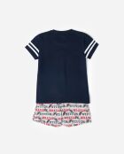 Pyjama à manches courtes Stitch University marine