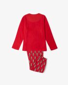 Pyjama à manches longues Casse-Noisette rouge