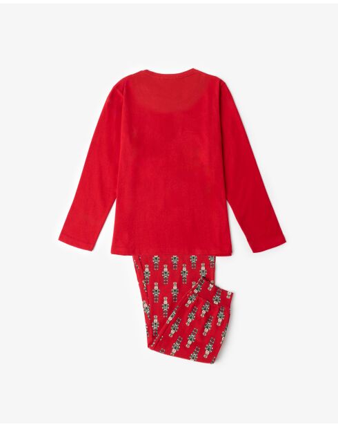 Pyjama à manches longues Casse-Noisette rouge