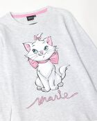 Pyjama à manches longues Marie gris chiné